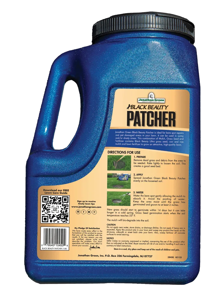 (7155) Black Beauty Patcher 3lb Jonathan Green - Lawn Bare Spot Repair - Image 2