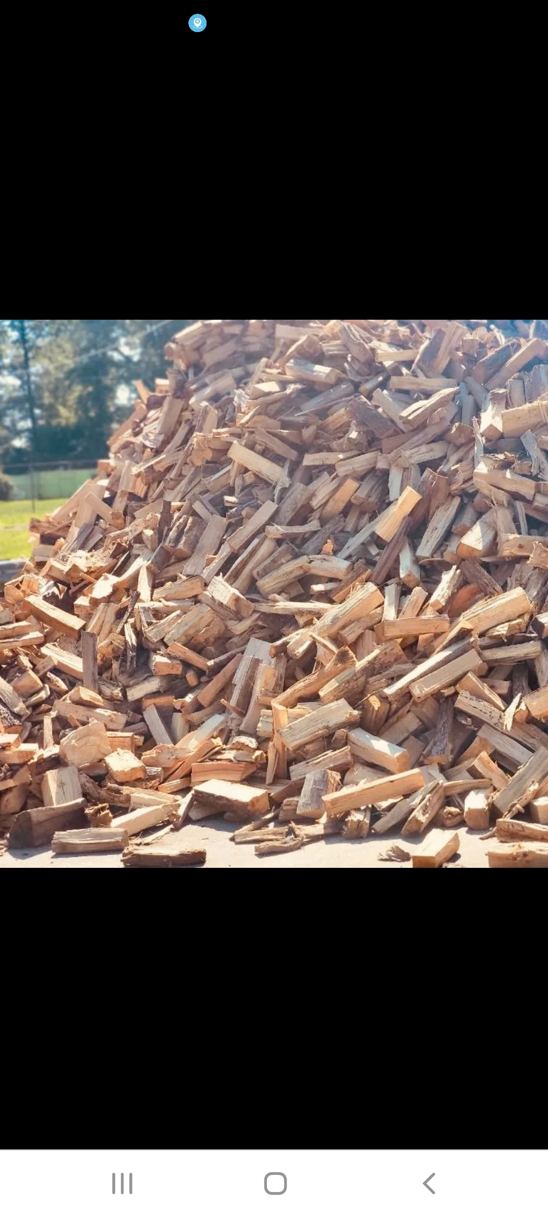 Firewood 1/4 cord in Tote 38x46x39 #9004 - Image 2